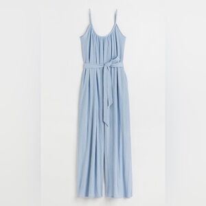 Light Blue Sleeveless Maxi Jumpsuit